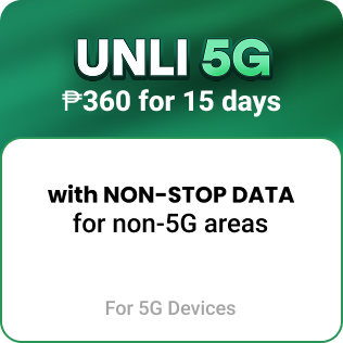 UNLI 5G w/ NON-STOP DATA 360